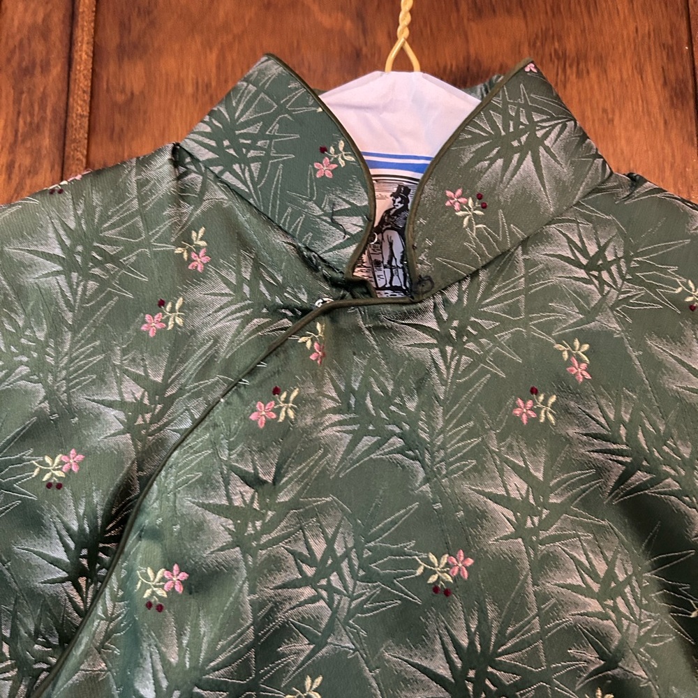 Vintage quilted Chinese dress